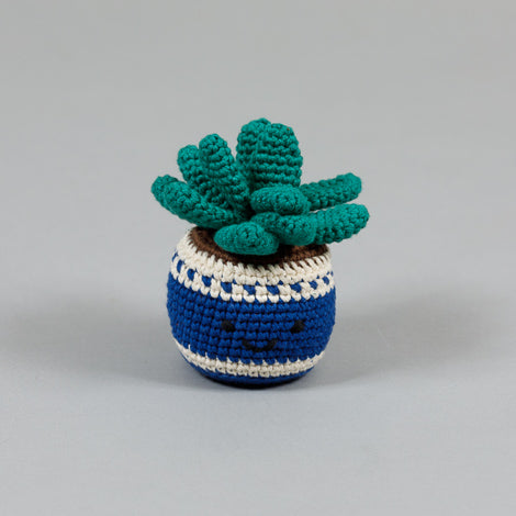 succulent dog toy Cotton Crochet Potted Plant